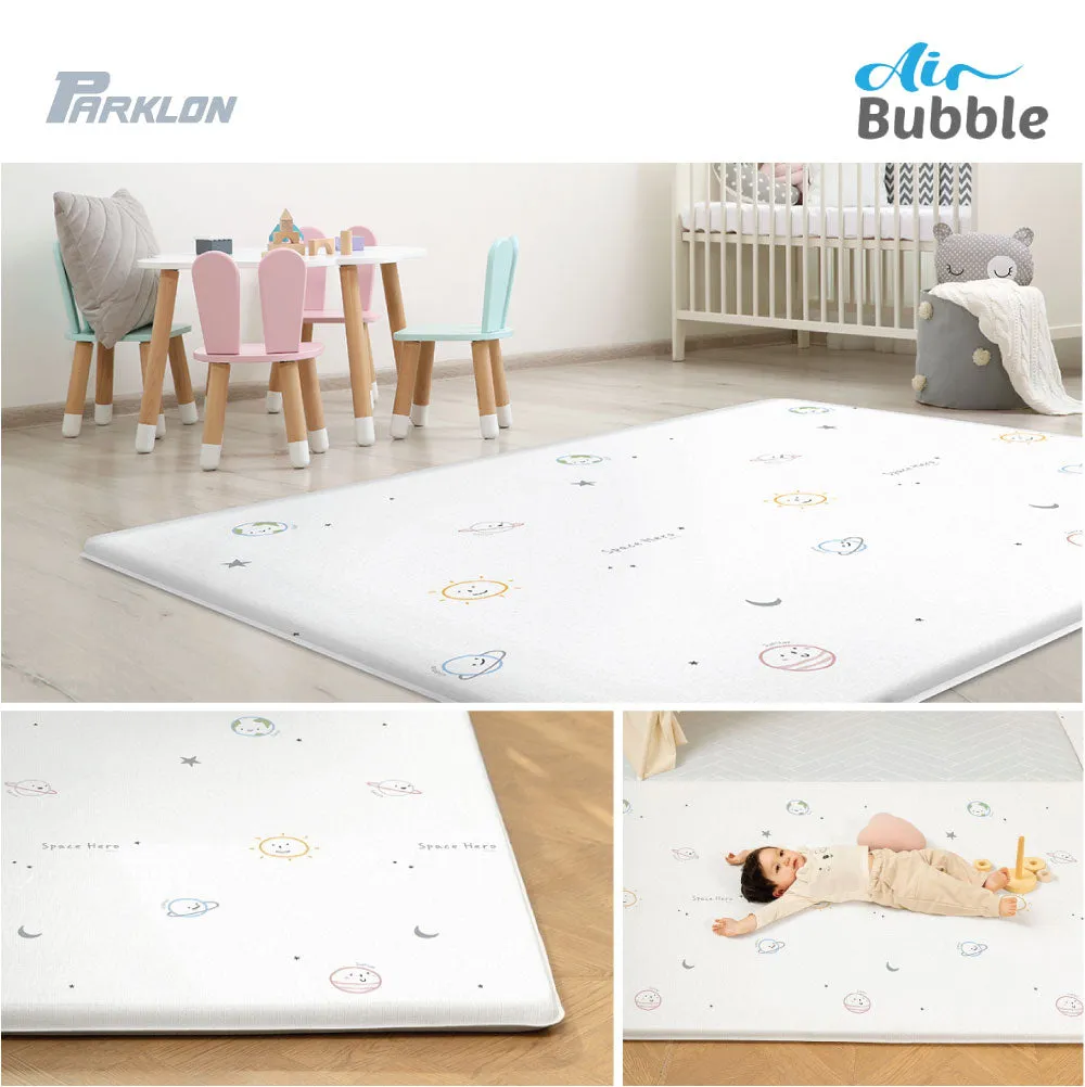 [1 Yr Local Warranty] Parklon Air Bubble Playmat Smile Planet L40 (Size: 2100 x 1500 x 40mm)