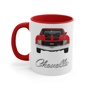 1972 Chevelle SS Car Guy Gift,lover,gto,firebird,nova,corvette,charger,classic,hot Rod,chevrolet,chevy Coffee Mug, 11oz