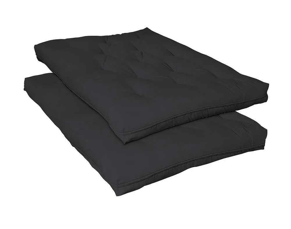 8" Premium Futon Pad Black