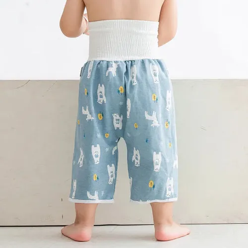 Baby Waterproof Diaper Pants Skirt for Potty Training Baby Comfy