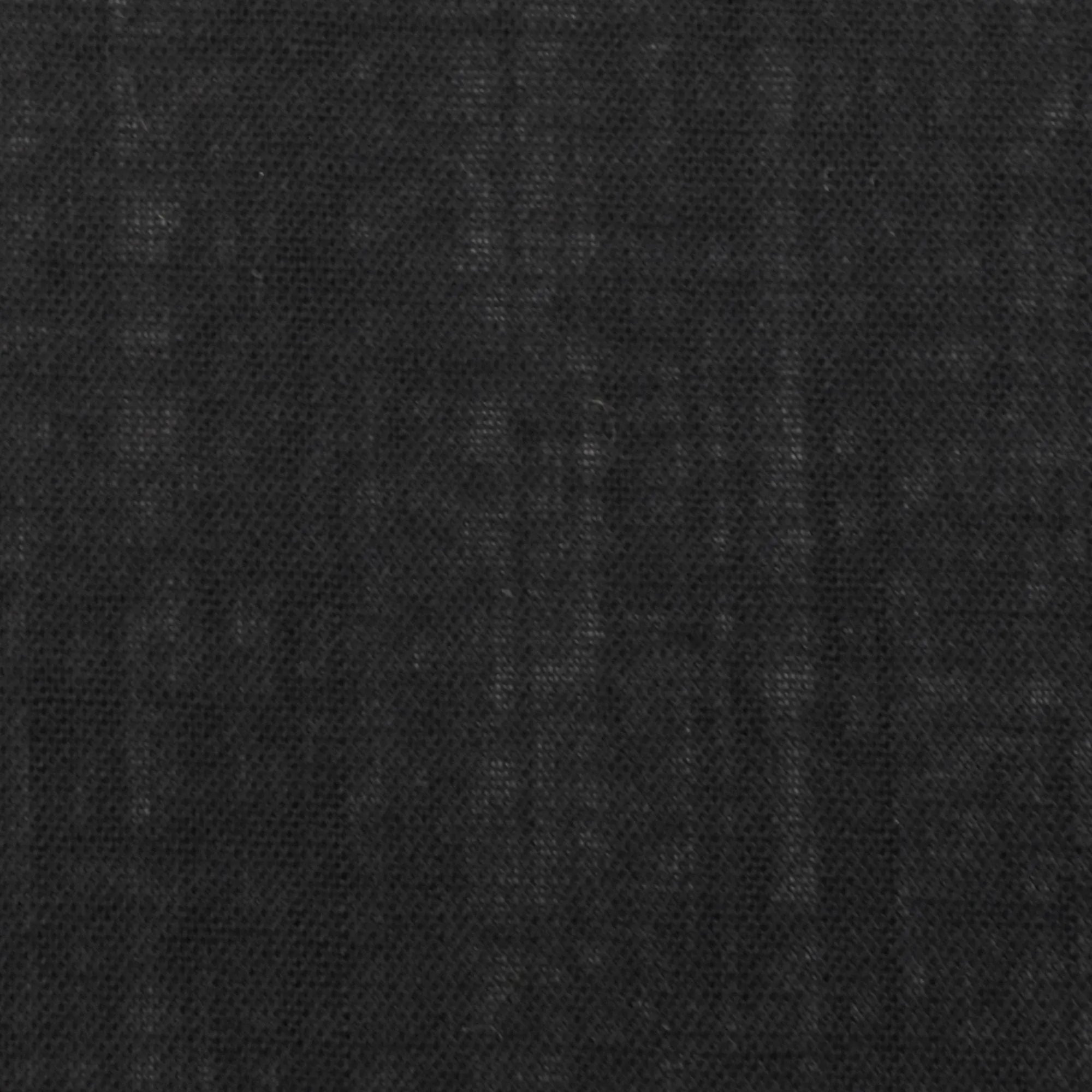 Basic Black Semi-Opaque Wool Blend Woven Shirting Fabric