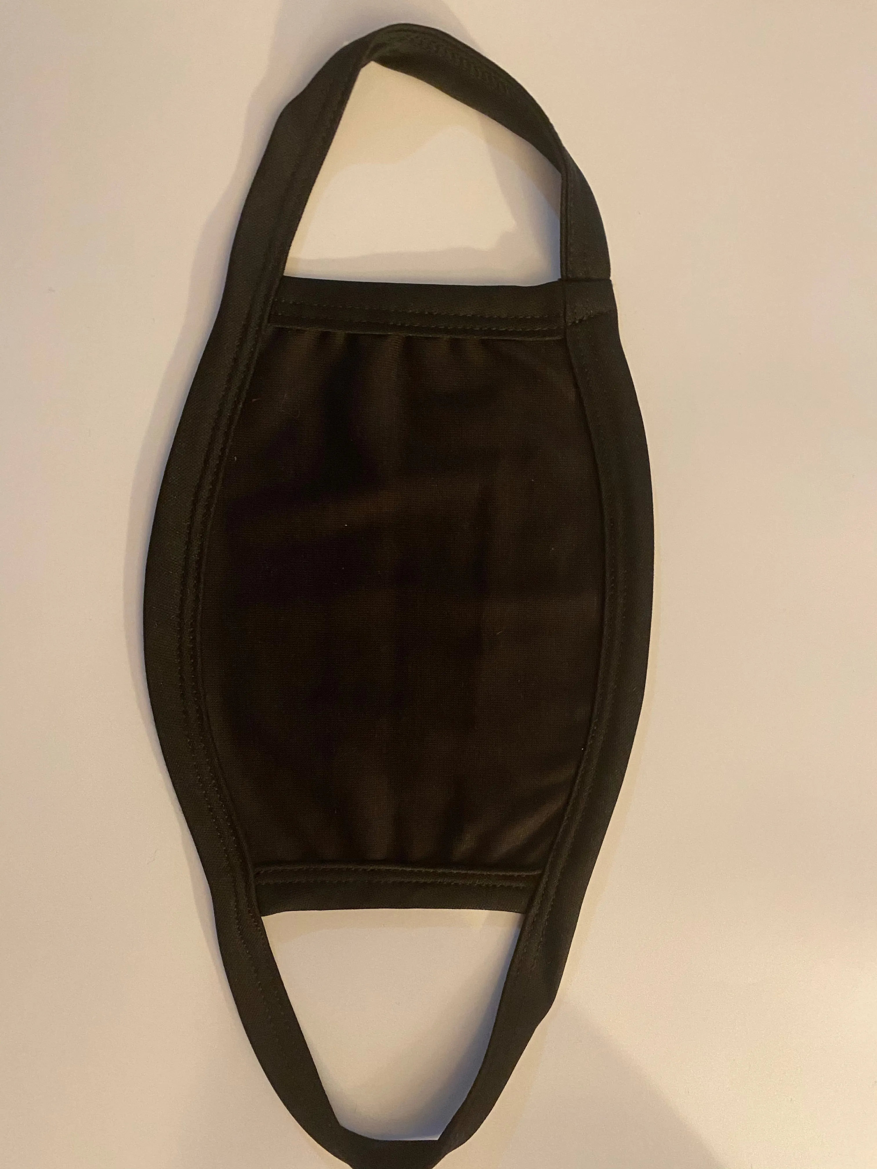 Big Black Plain Unisex Cotton Dust Mask