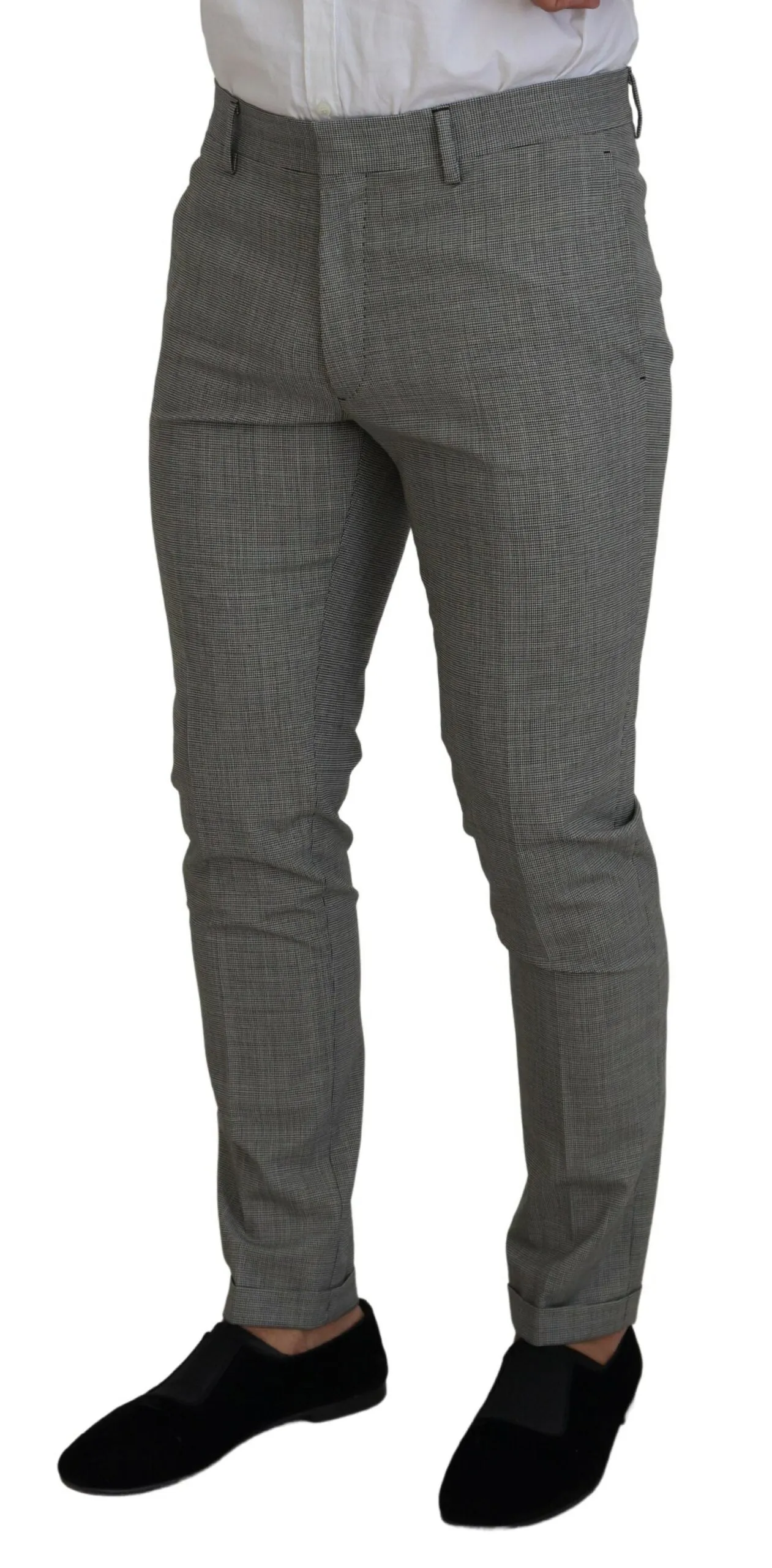 Dsquared² Gray Wool Single Breasted 2 Piece PARIS Suit