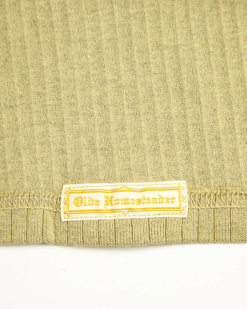 Extra Cotton Rib Crewneck S/S - Olive