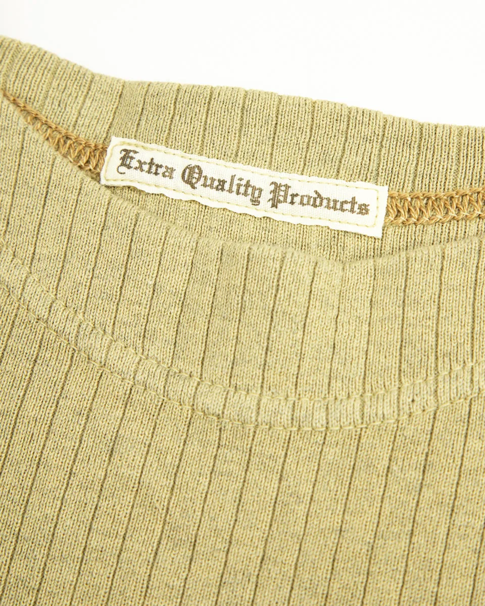 Extra Cotton Rib Crewneck S/S - Olive