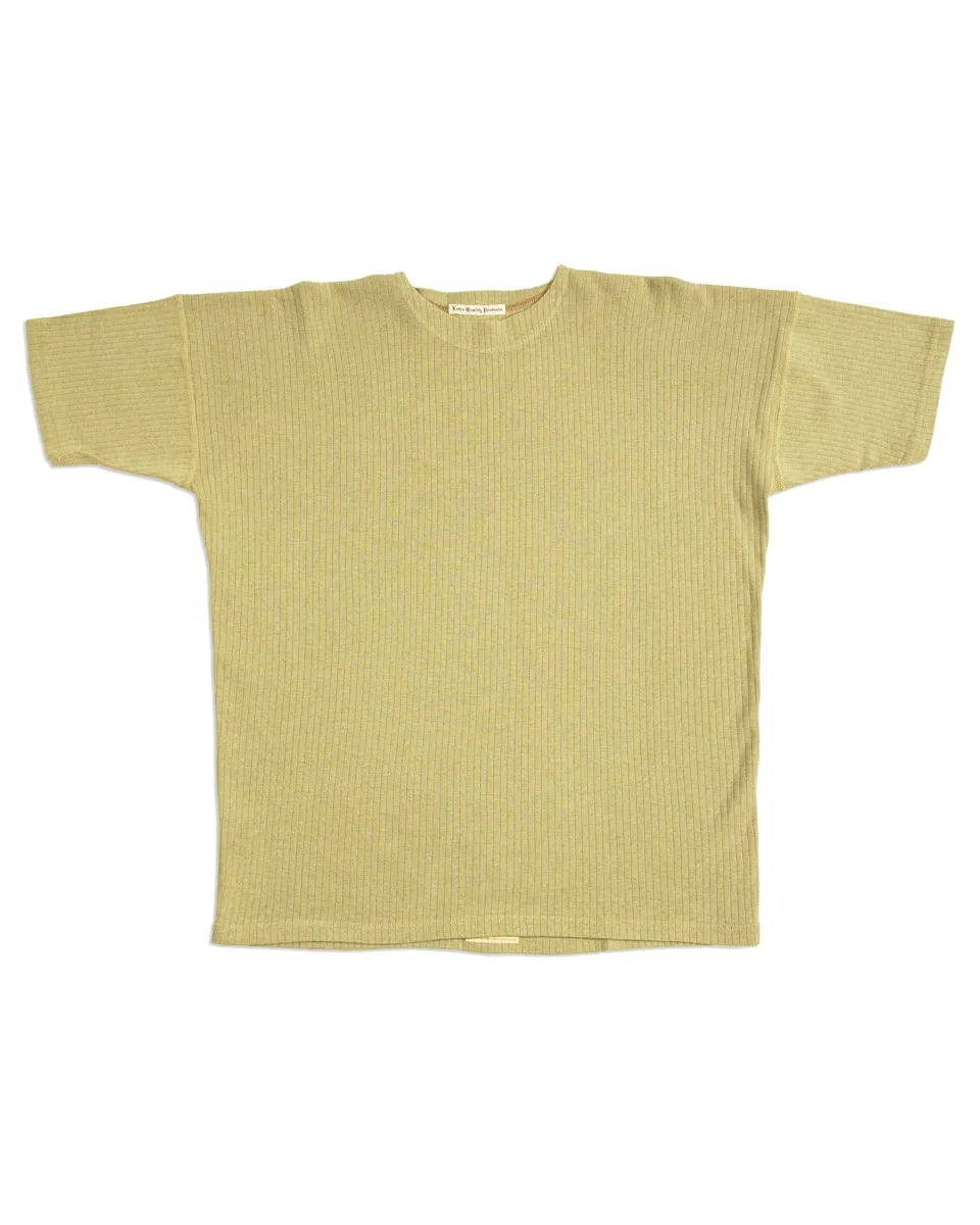 Extra Cotton Rib Crewneck S/S - Olive