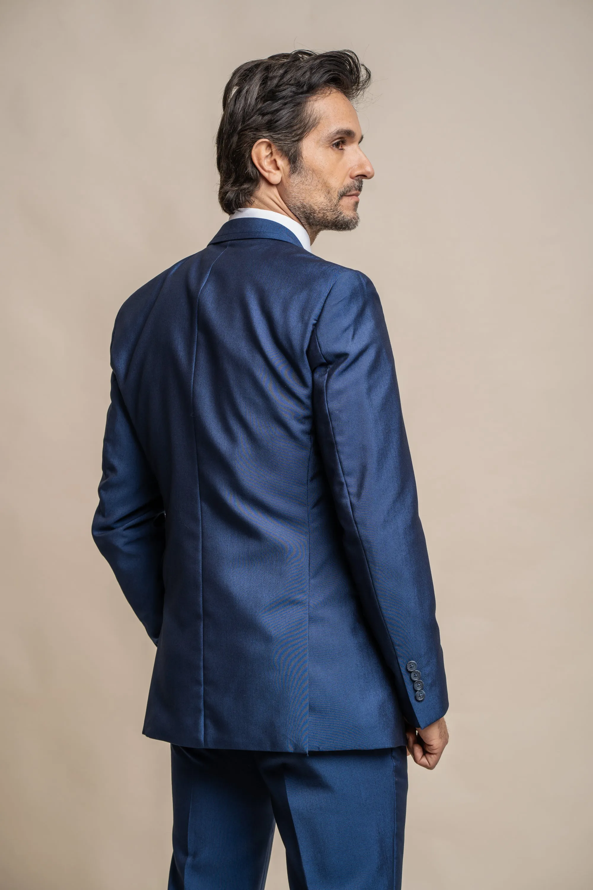 Ford Blue Regular Three Piece Suit