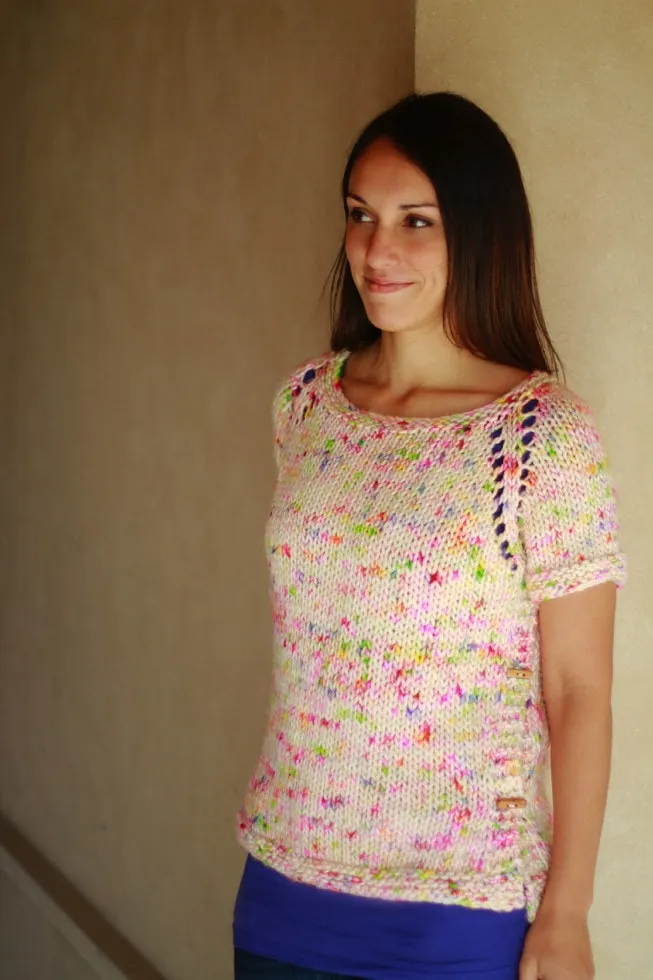 Holi Party Shirt Pattern by Joji Knits