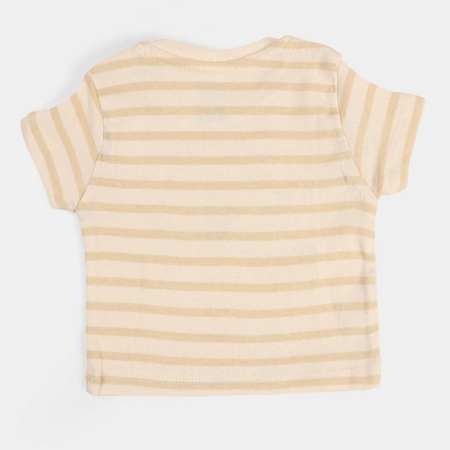 Infant Boys T-Shirt 3Pcs Stripe & Animal - Multi