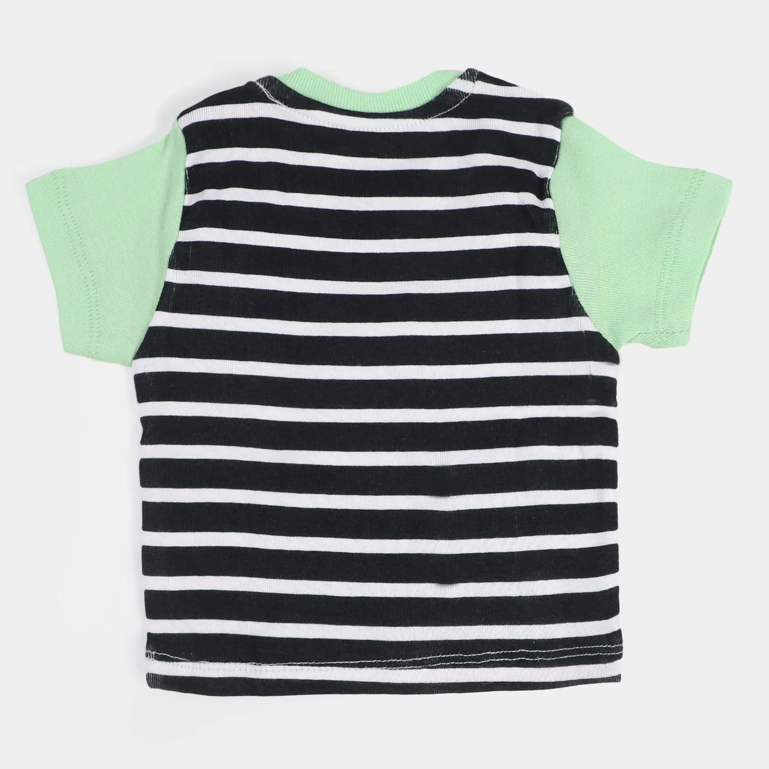 Infant Boys T-Shirt 3Pcs Stripe & Animal - Multi