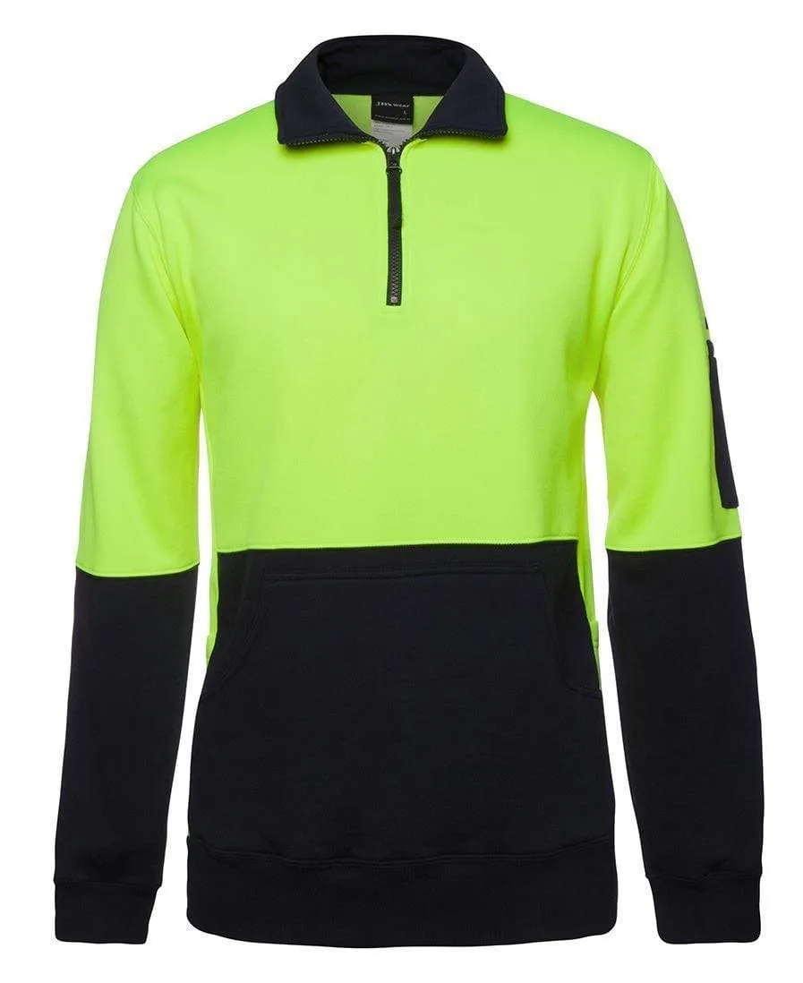 JB'S Hi-Vis 1/2 Zip Fleece Sweat 6HVPZ