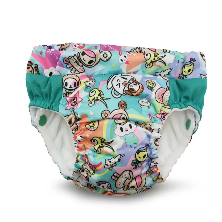 Kanga Care x Tokidoki - Lil Learnerz Training Pants & Swim Diaper (TokiSweet & Peacock)