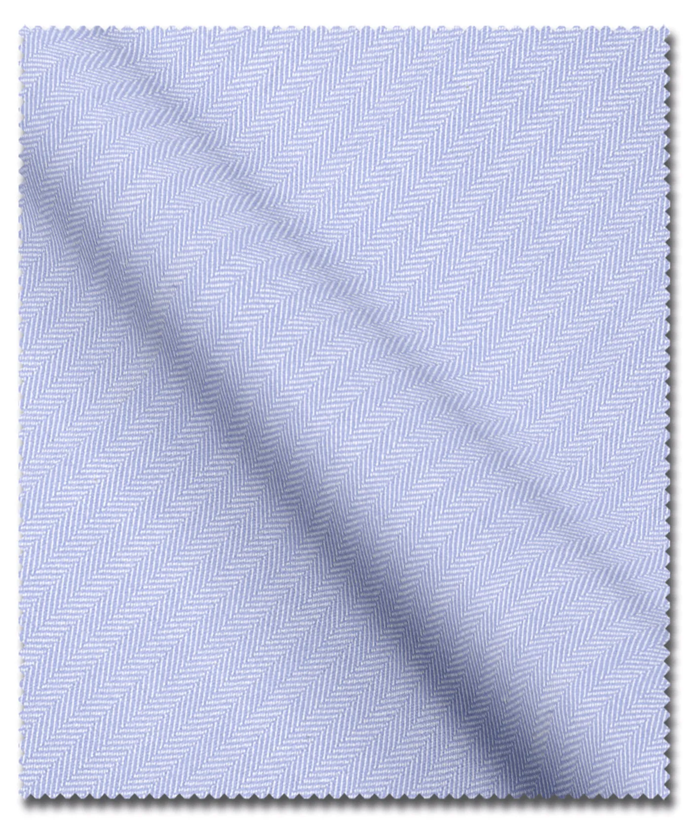 Light Blue Herringbone Dress Shirt