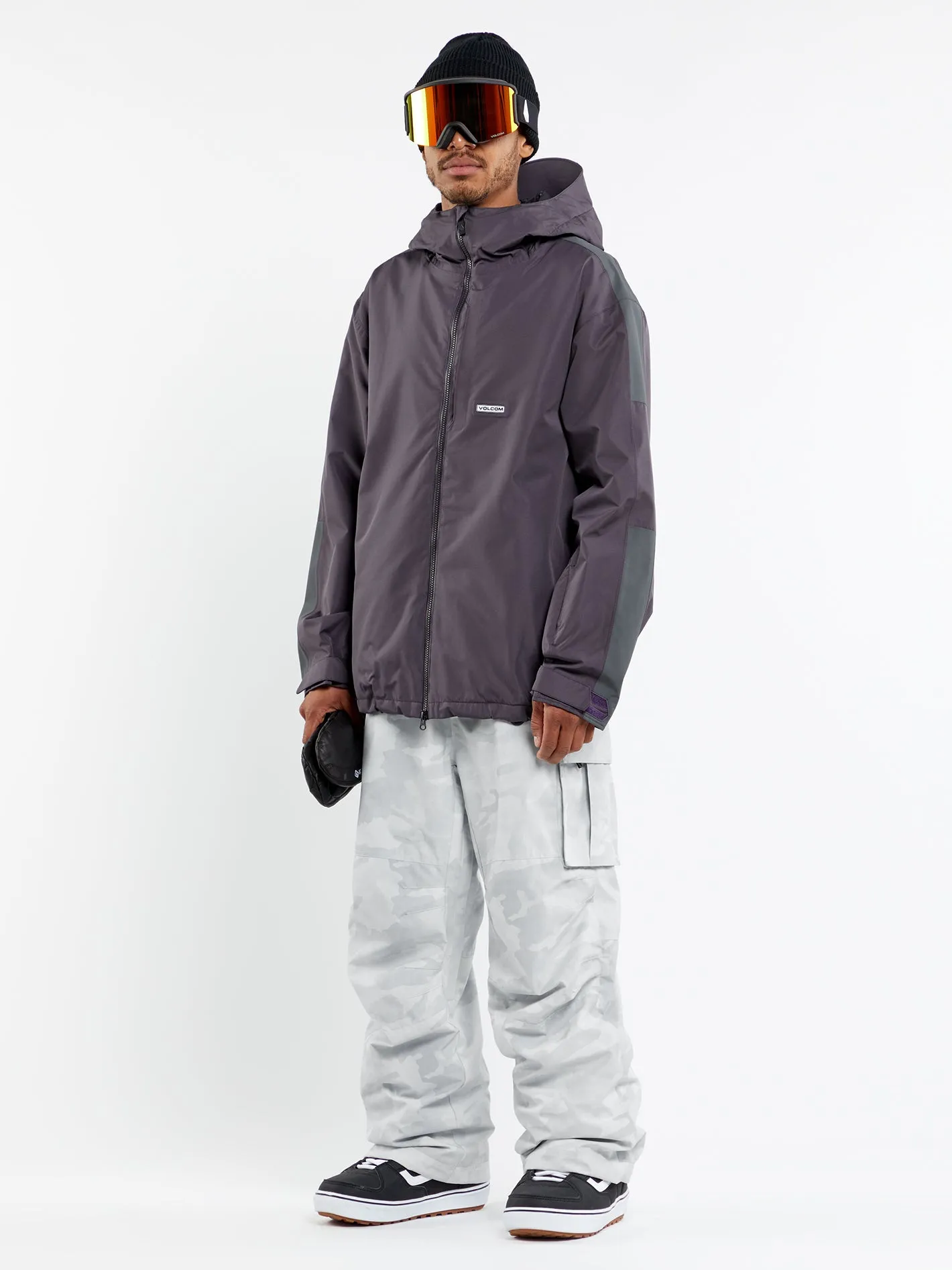 Mens Nwrk Baggy Pants - White Camo