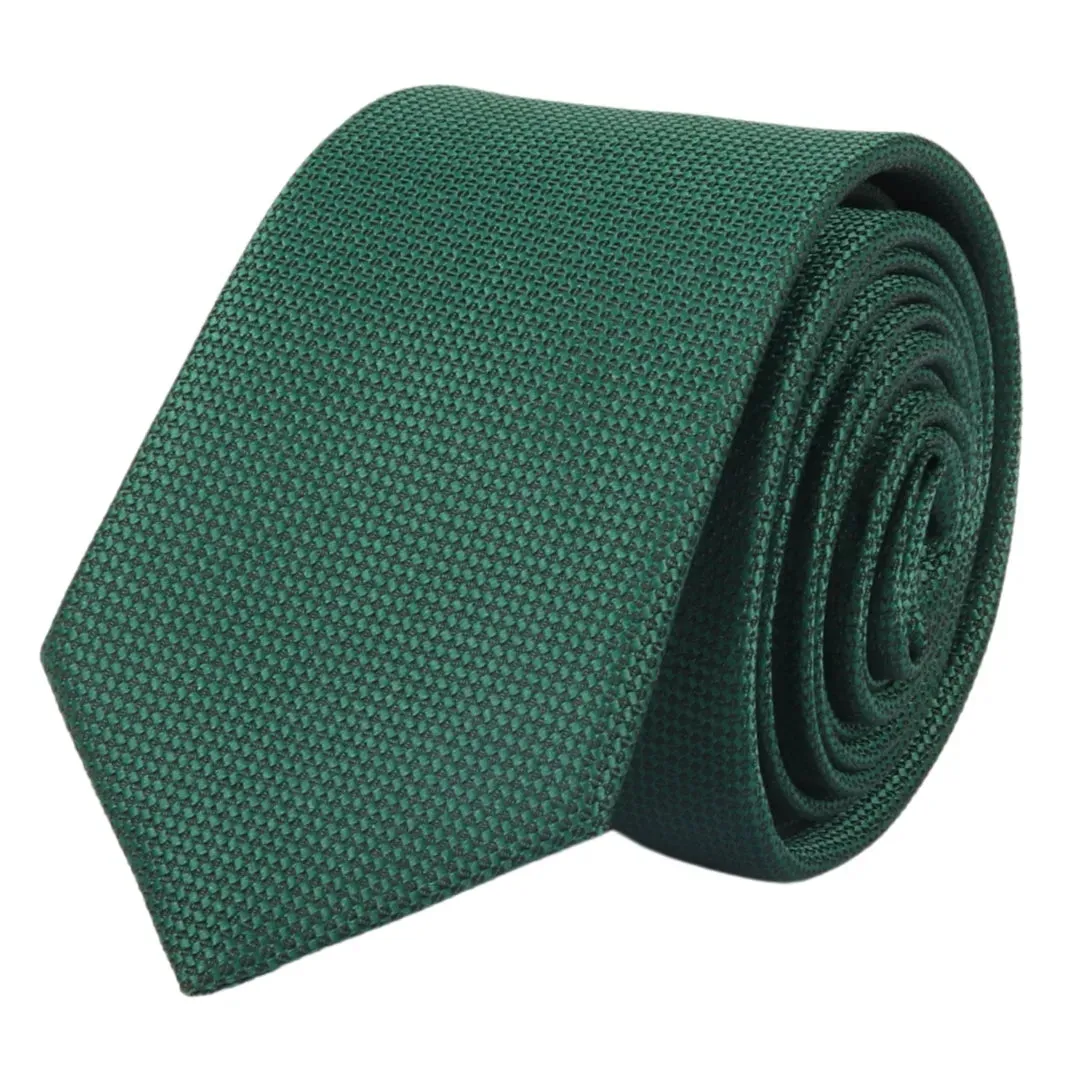 Men's Tie Pocket Sqaure Set Formal Solid Necktie