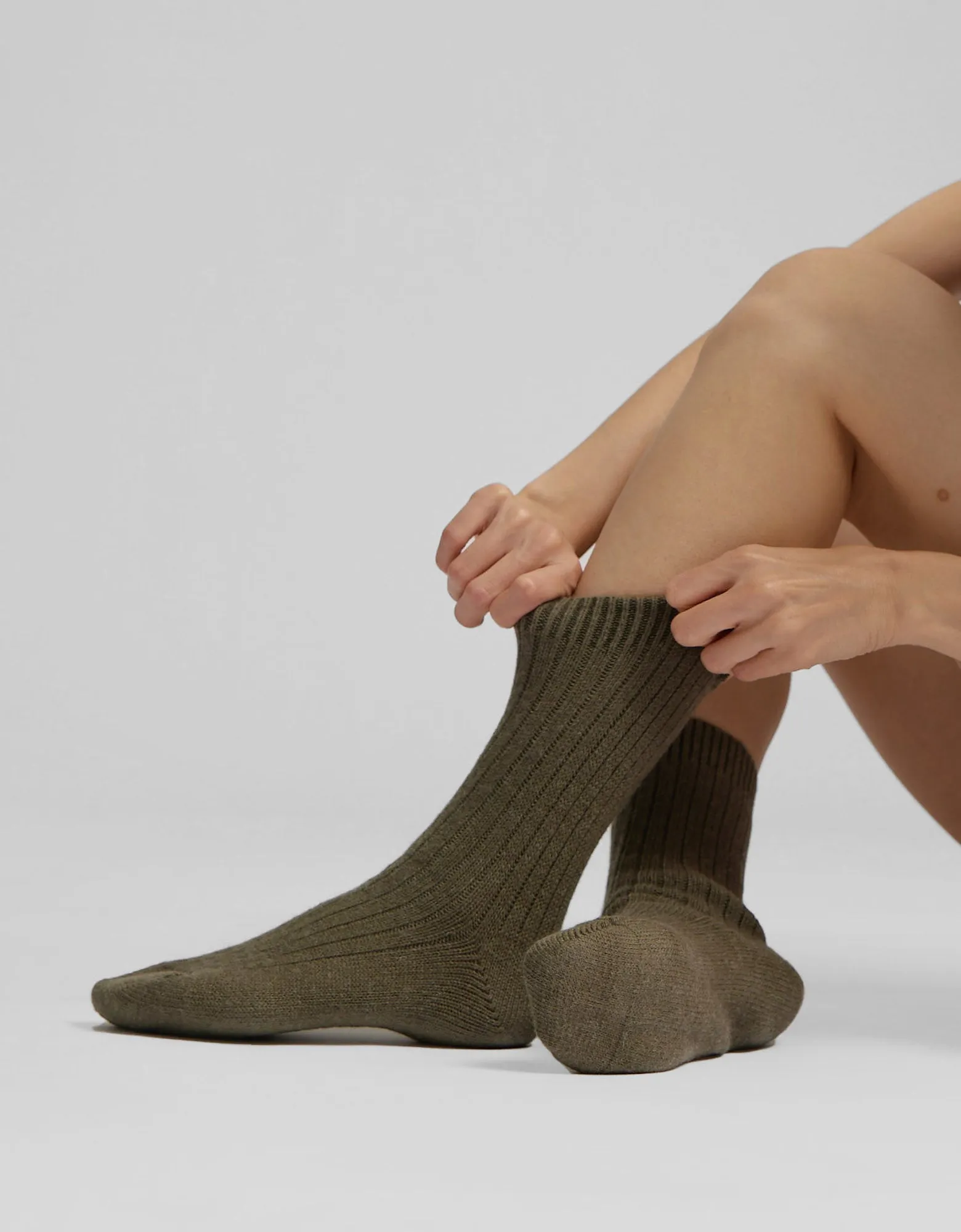 Merino Wool Blend Sock - Navy Blue