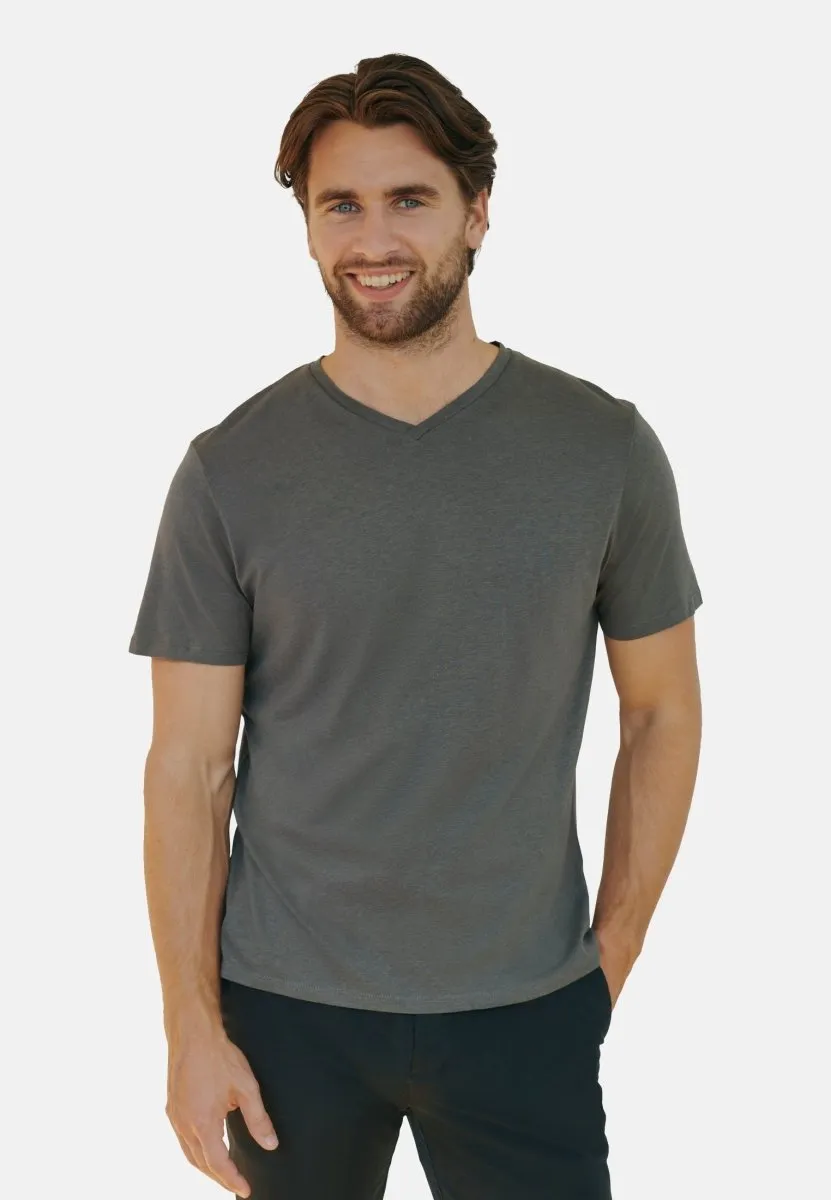 MODAL V-NECK T-SHIRT FOR MEN