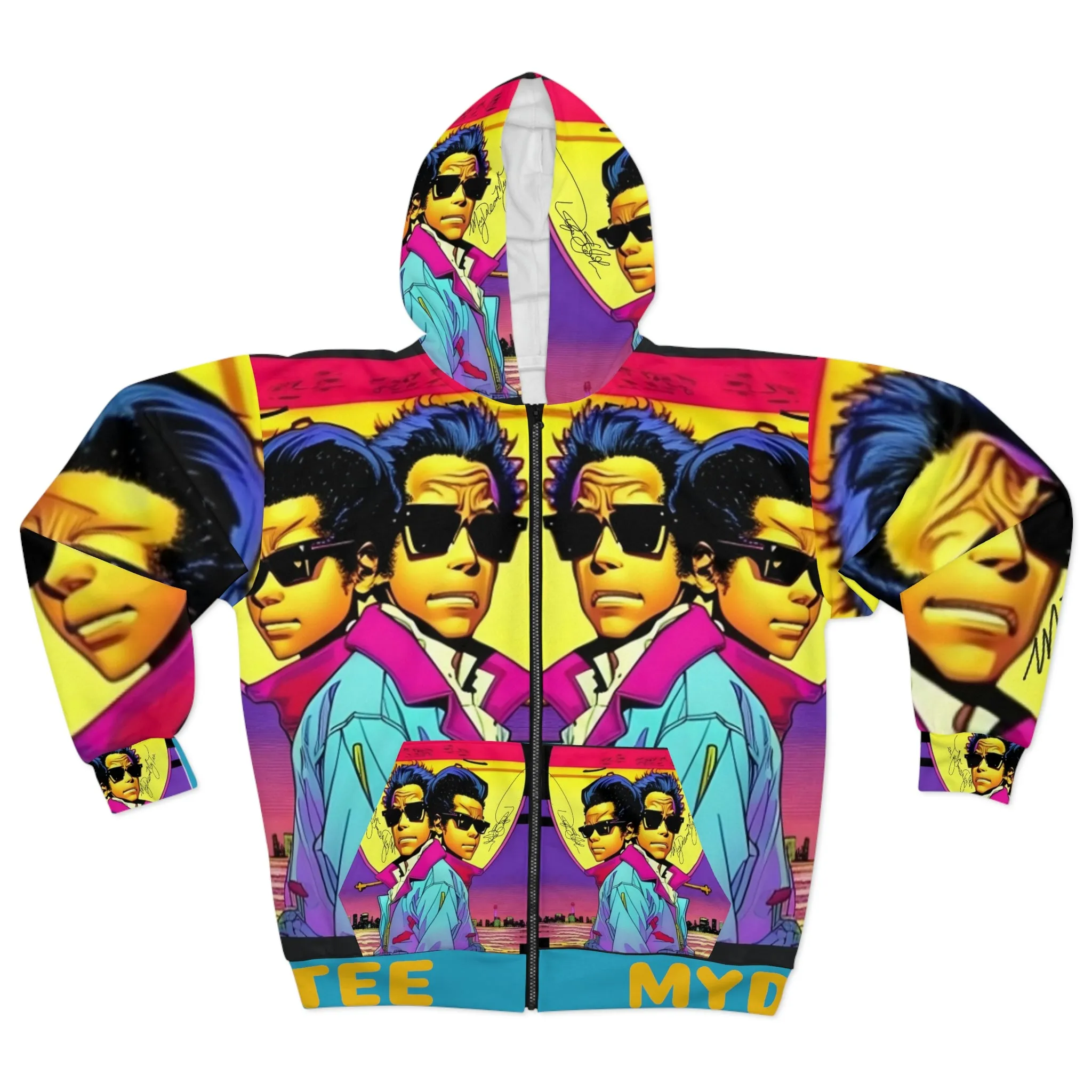 MyDreamMyTee AOP Unisex Zip Hoodie