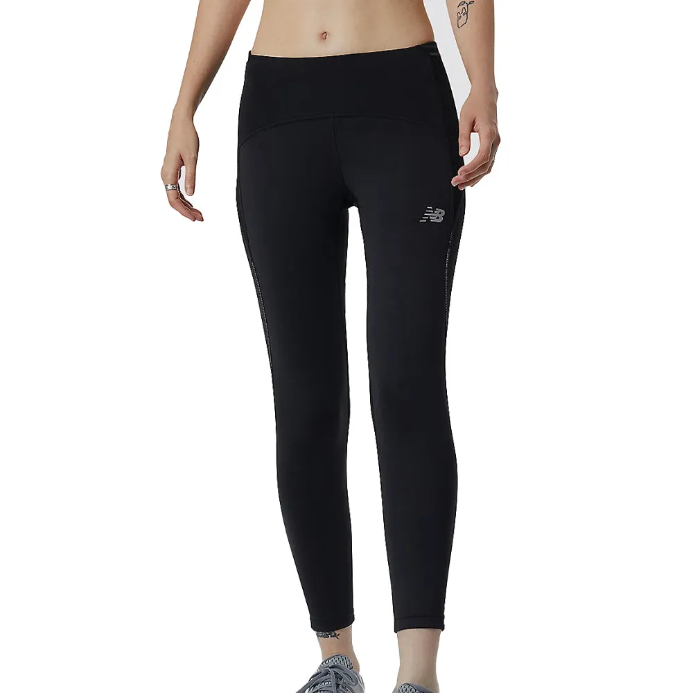 New Balance Impact Run Crop (Ladies) - Black