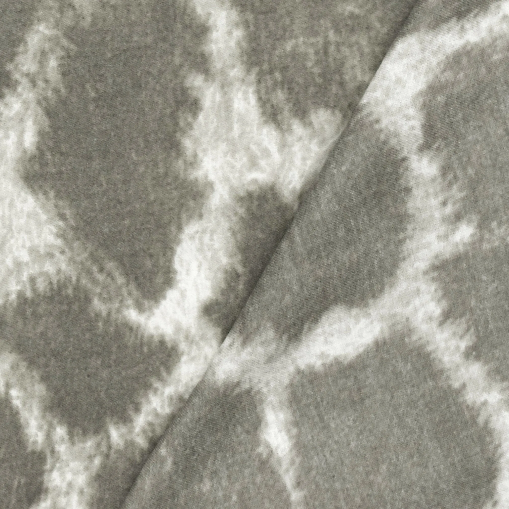 Oyster Gray-Multi Giraffe Printed Cotton Twill Woven Fabric