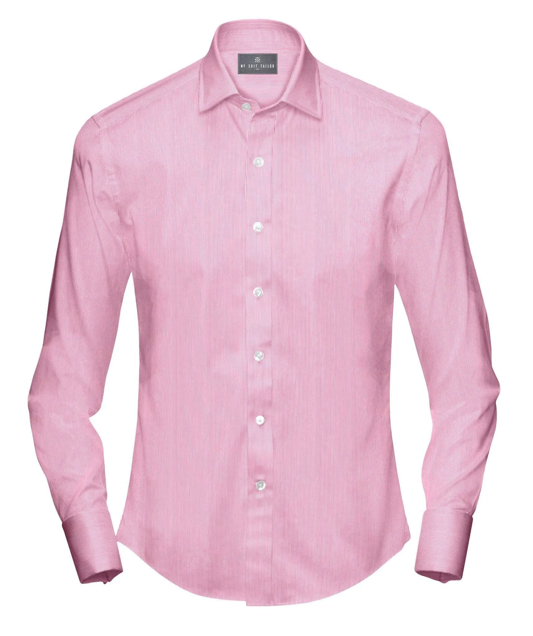 Pink Office Stripe Shirt