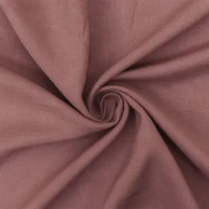 Pink Solid Rayon Challis Woven Fabric