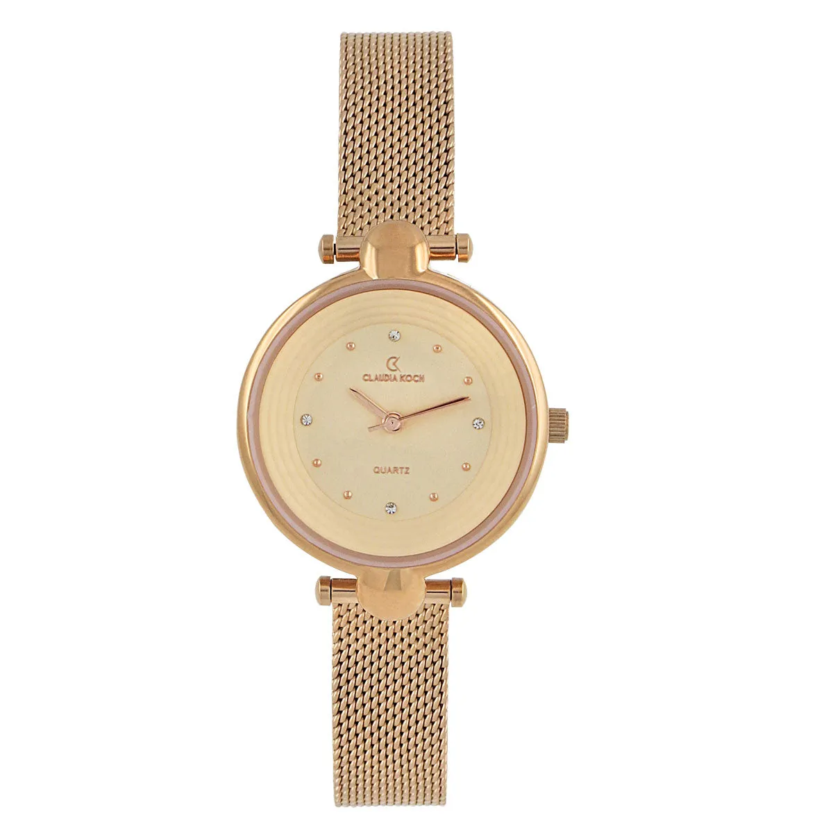 Slim design Mesh Stainless Steel Classical Women Watch