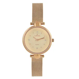 Slim design Mesh Stainless Steel Classical Women Watch