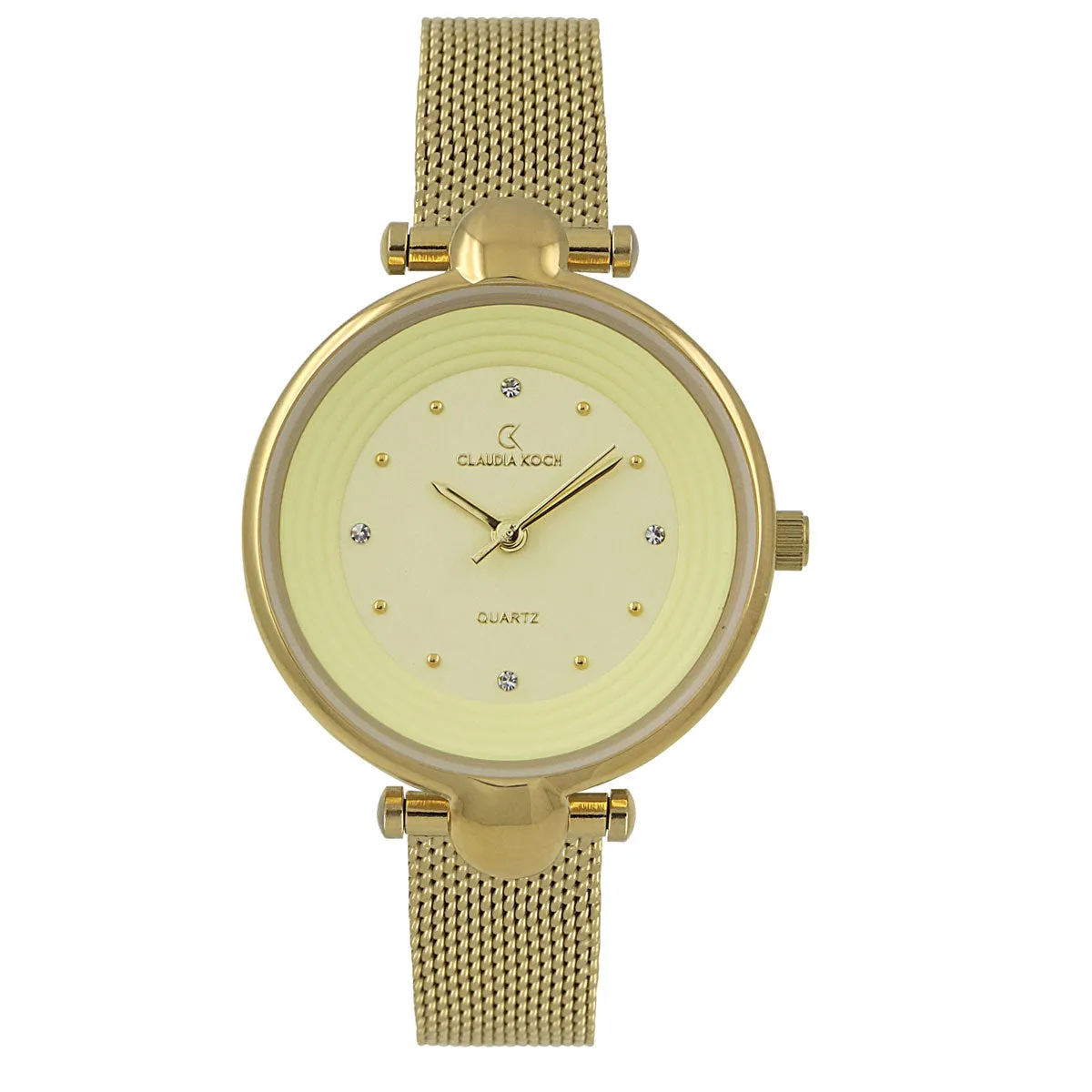 Slim design Mesh Stainless Steel Classical Women Watch