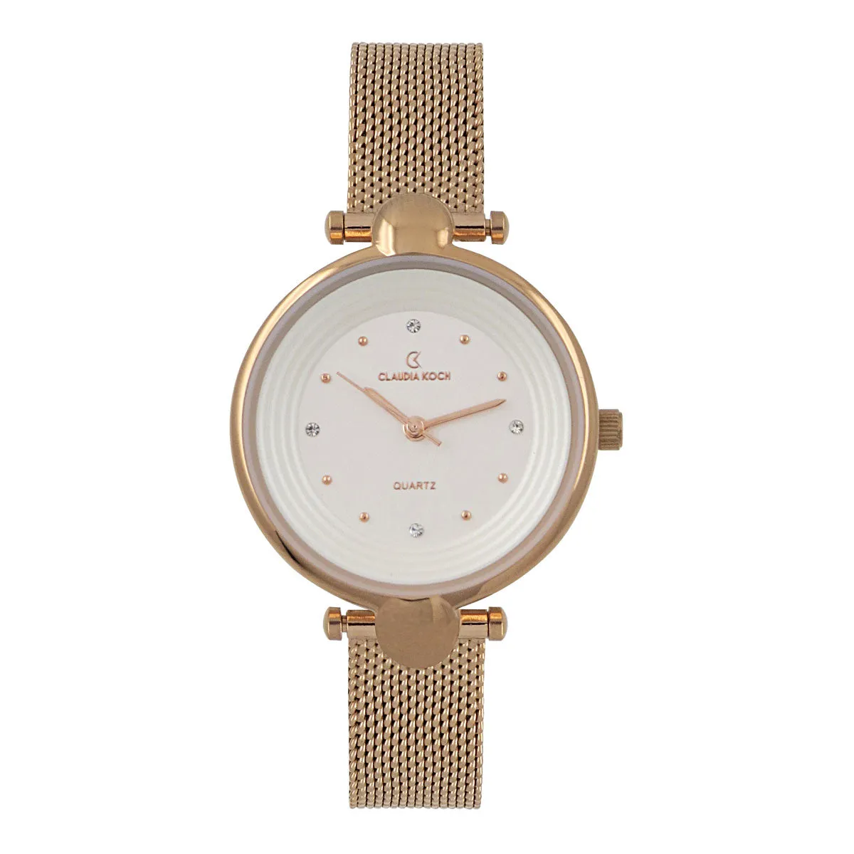 Slim design Mesh Stainless Steel Classical Women Watch