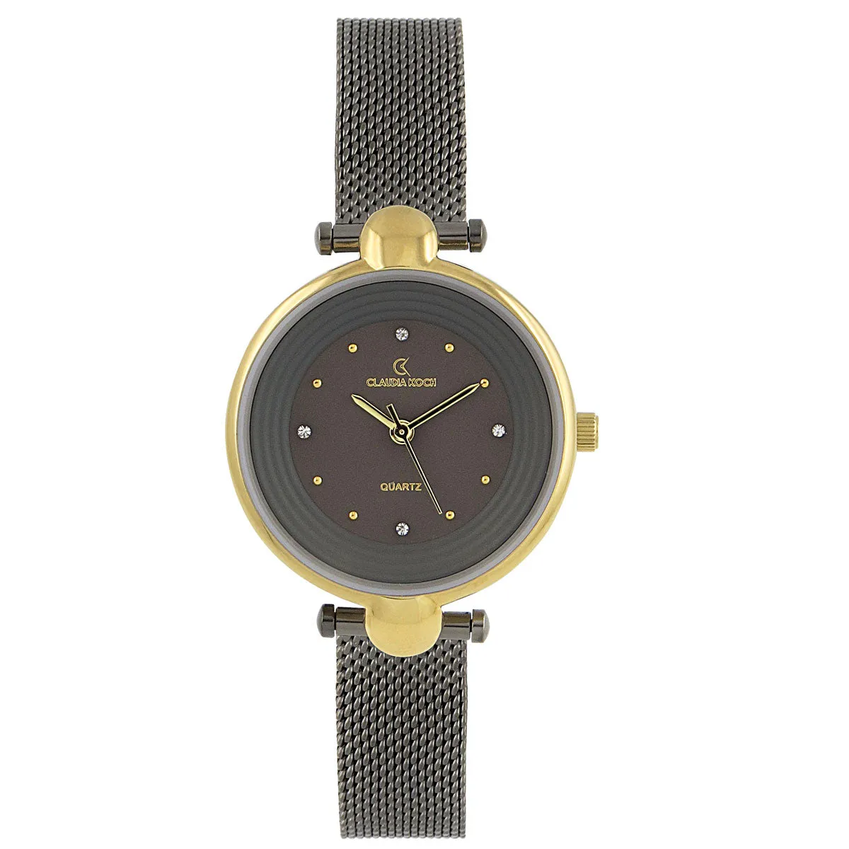 Slim design Mesh Stainless Steel Classical Women Watch