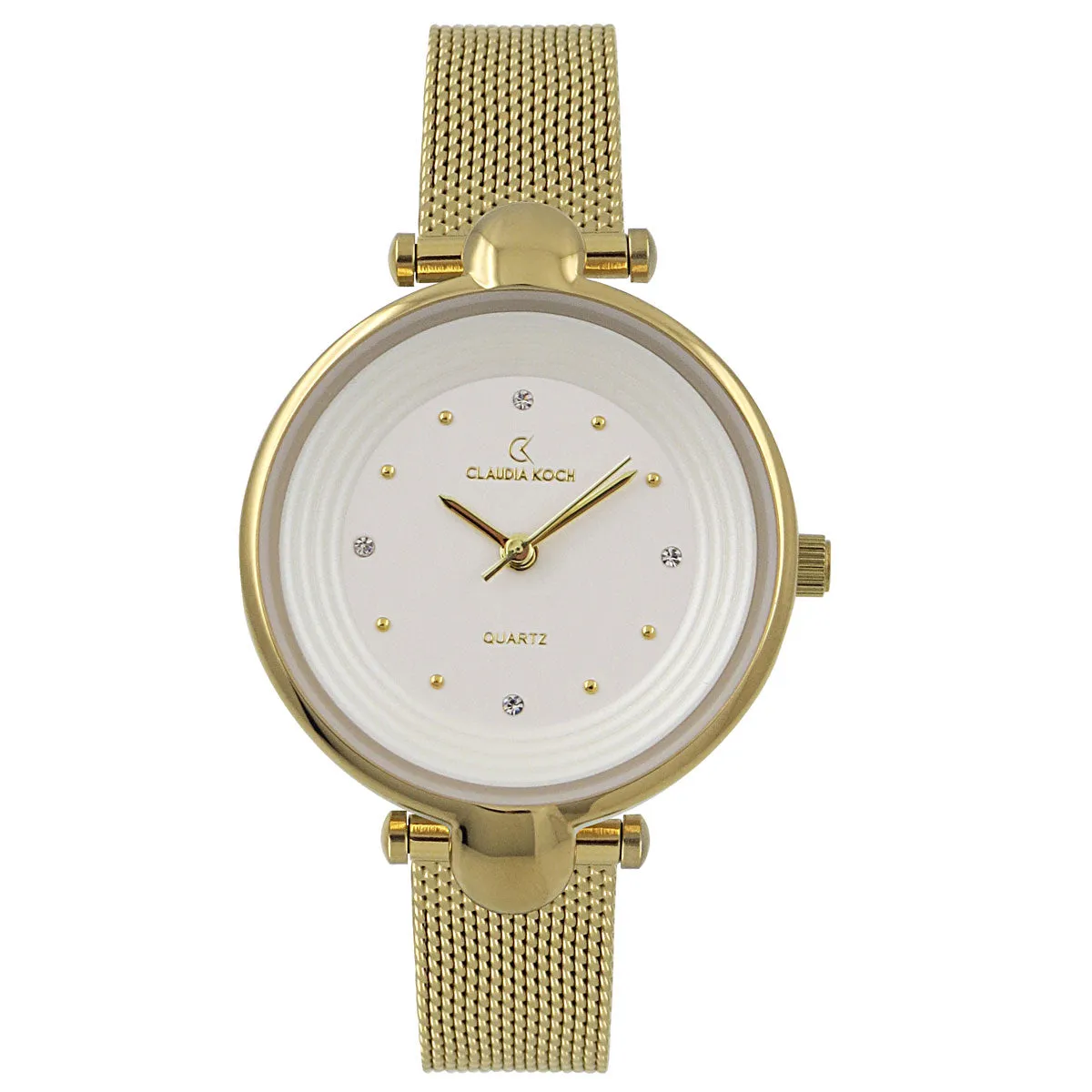 Slim design Mesh Stainless Steel Classical Women Watch