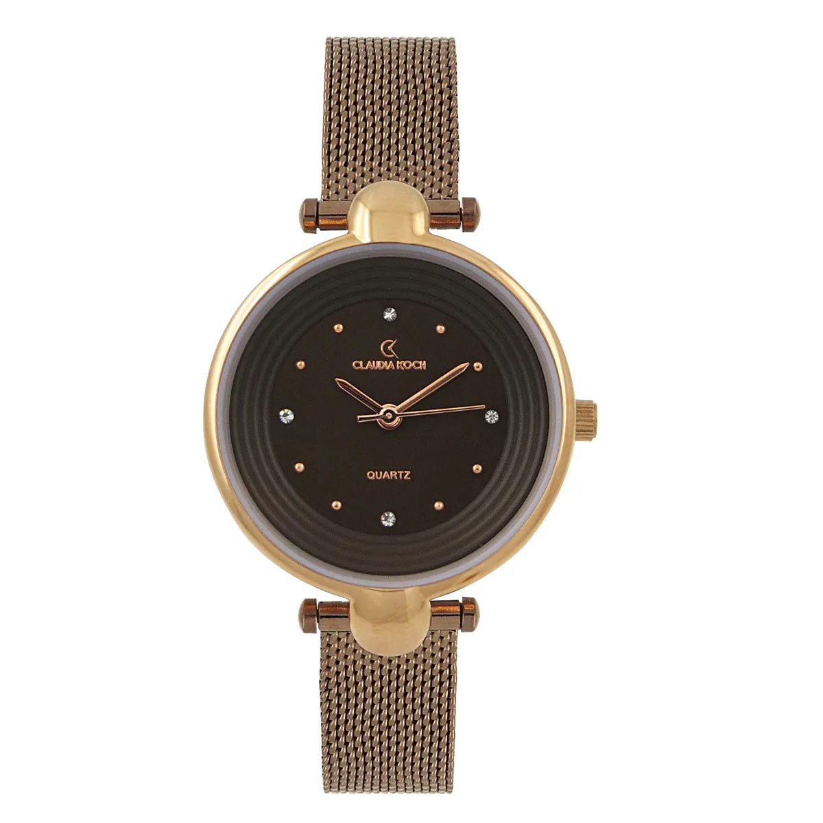 Slim design Mesh Stainless Steel Classical Women Watch