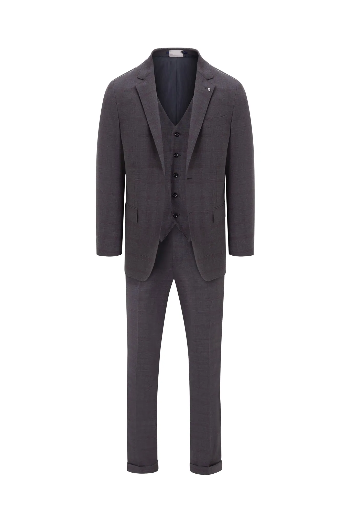 Slim fit k-easy check performance suit