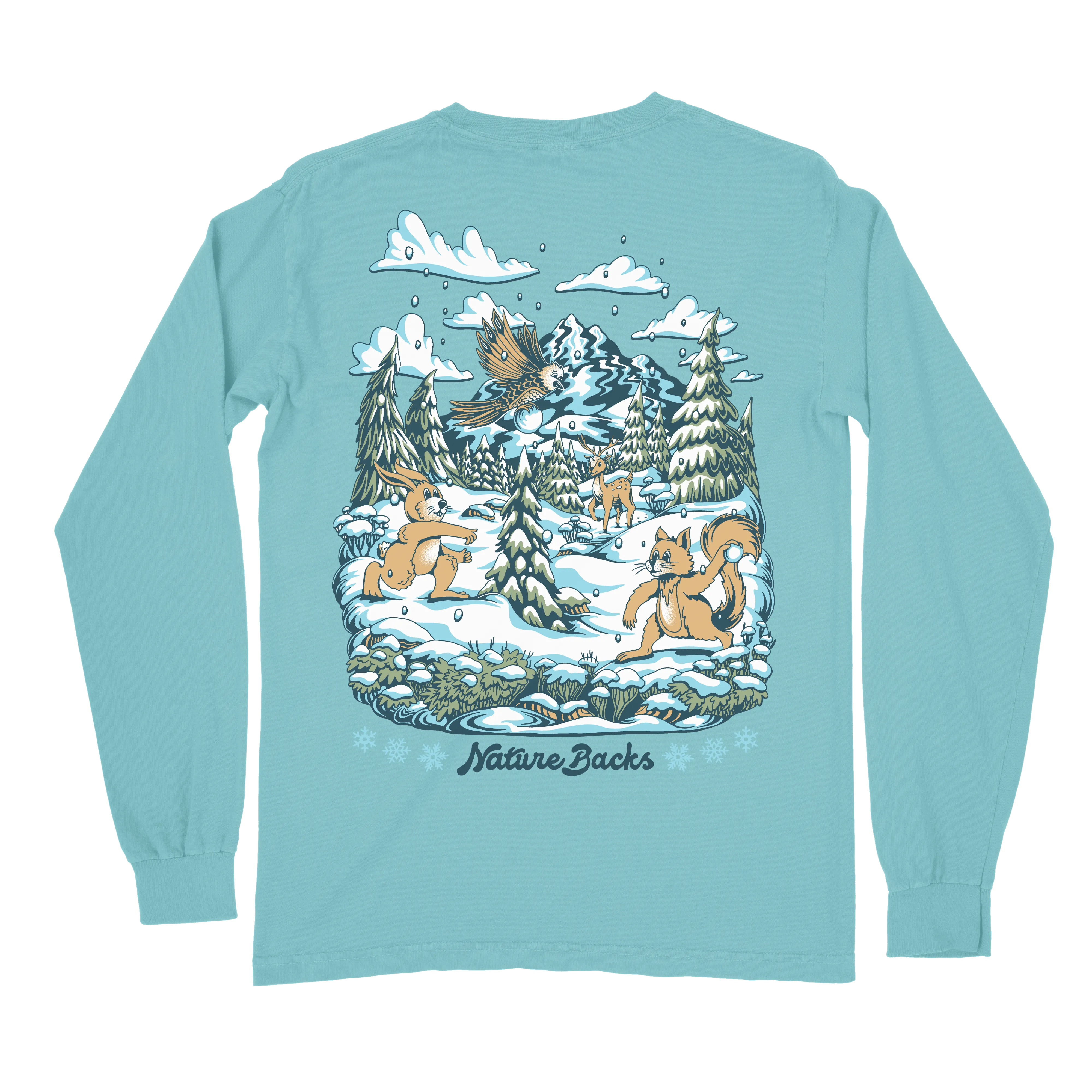 Snow Day Long Sleeve (Chalky Mint)