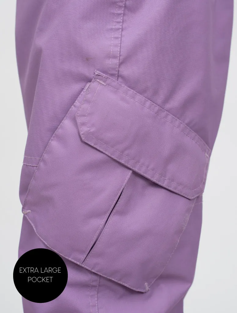 Snowrider Convertible Ski Overalls - Dusty Lavender