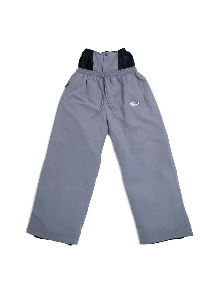 TRICKER Grey Baggy Snow Pants - Men's