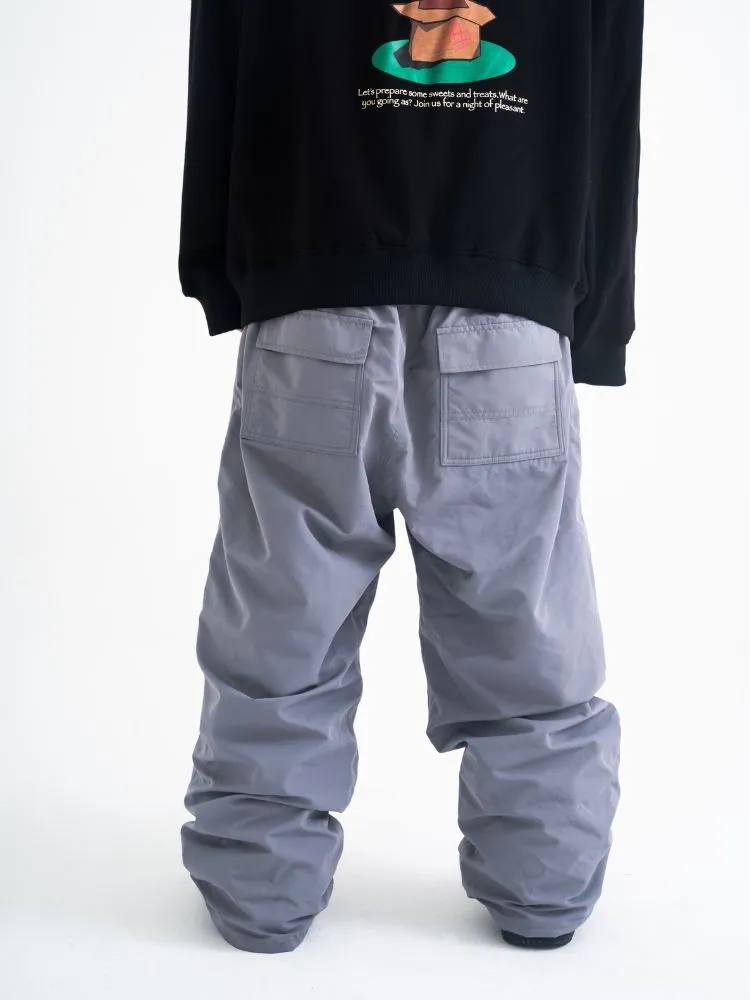 TRICKER Grey Baggy Snow Pants - Men's