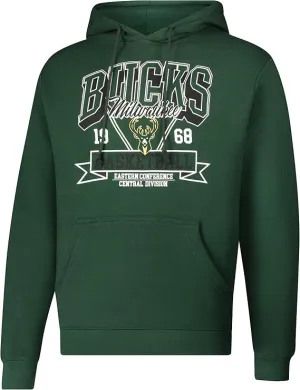 Ultra Game NBA Official Men’s Standard Super Soft Ace Hoodie Sweatshirt, Milwaukee Bucks, Team Color|Milwaukee Bucks