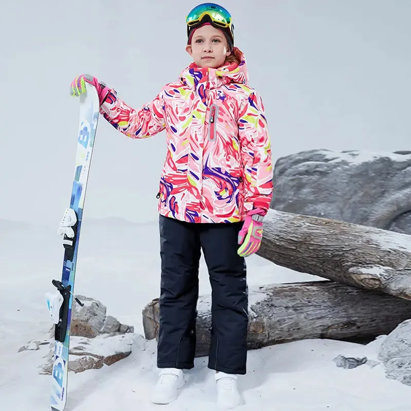 Unisex Hooded Snow Jacket & Pants Set