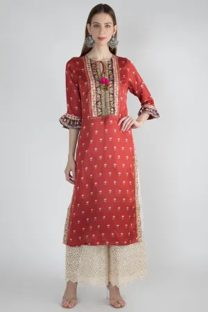 Vrindavan Red Tunic