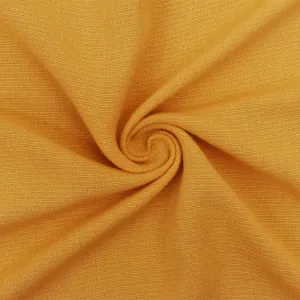 Yellow Solid Rayon Dobby Woven Fabric