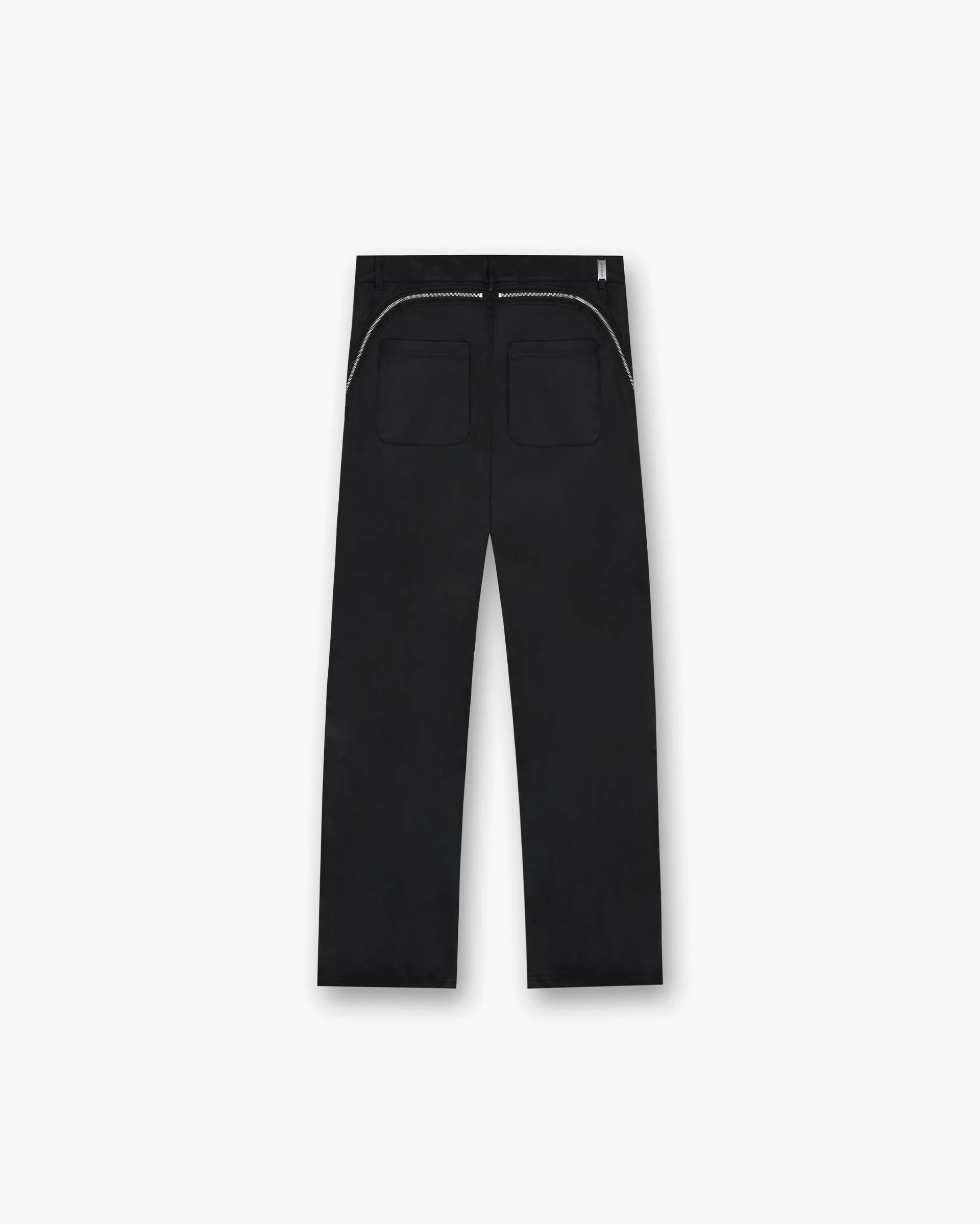 Zip Panel Pant - Jet Black